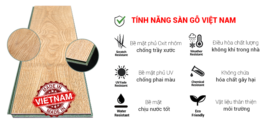 So sánh sàn gỗ công nghiệp và sàn nhựa spc.